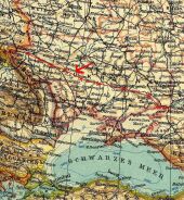 Ausschnitt einer Landkarte von 1937
