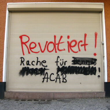 Graffiti, aufgenommen in Berlin-Neukölln, 2011