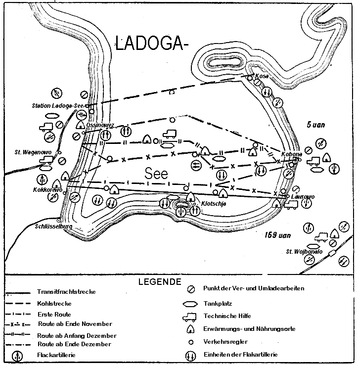 Karte Ladogasee