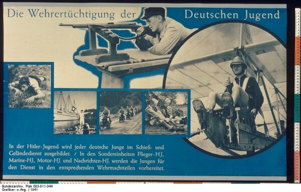 Plakat zur Wehrertüchtigung aus dem Jahr 1941