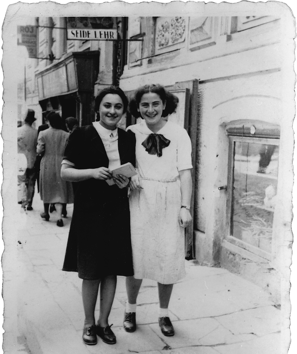 Selma Meerbaum-Eisinger und ihre Freundin Else Schächter, Mai 1940