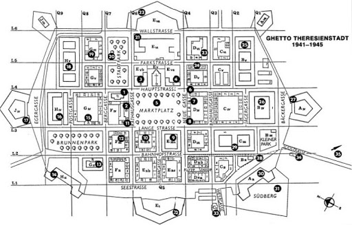 Stadtplan Theresienstadt