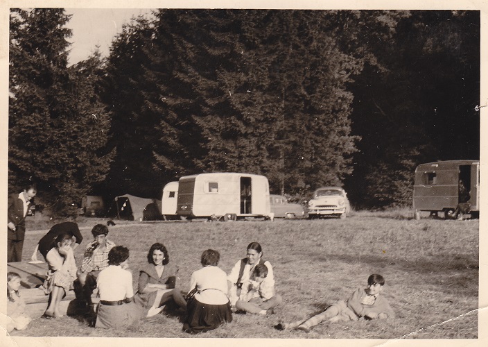 Auf dem Campingplatz